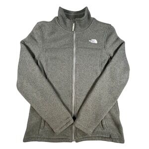 The North Face Women's Maggy Fleece Jacket Full Zip Green Size Large